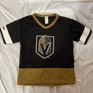 Boy's Sz Medium Las Vegas Golden Knights NHL Hockey Jersey Shirt Top Franklin